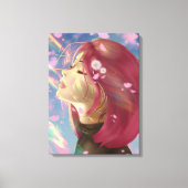 Peaceful Bloom Rainbow Touches Canvas Afdruk (Voorkant)