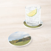 Peaceful Blue Ridge Mountain Valley Zandsteen Onderzetter (Zijkant)