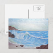 Peaceful Blue Zee Briefkaart (Voorkant / Achterkant)