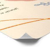 Peaceful Boho Shapes Poster (Hoek)