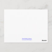 Peaceful Bridge Briefkaart (Achterkant)