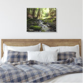 Peaceful Brook in de Bossen Canvas Afdruk (Insitu (Slaapkamer))