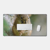 Peaceful Brown Squirrel in the Wild Bureaumat (Keyboard & Muis)