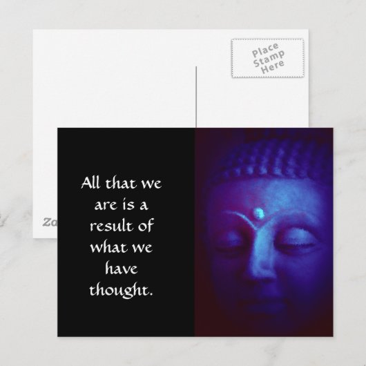 Peaceful Buddha Briefkaart (Voorkant / Achterkant)