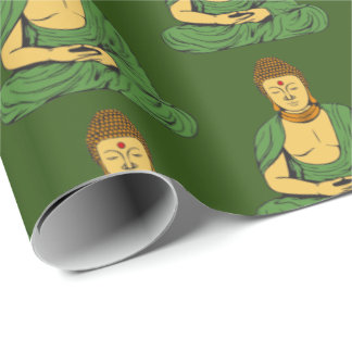 Peaceful Buddha Buddhist Monk Cadeaupapier