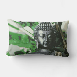 Peaceful Buddha Meditation Lumbar Pillow – Zen Kussen