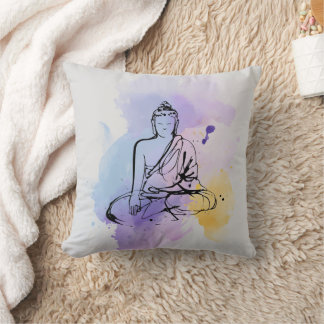 Peaceful Buddha Meditation Pillow Kussen