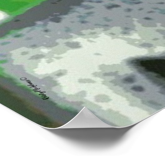 Peaceful Buddha Meditation Poster – Centered Zen A (Hoek)