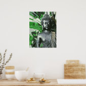 Peaceful Buddha Meditation Poster – Zen Wall Art (Keuken)