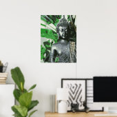 Peaceful Buddha Meditation Poster – Zen Wall Art (Thuiskantoor)
