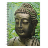 Peaceful Buddha Statue in a Leafy Green Forest Notitieboek (Voorkant)