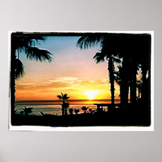 Peaceful Cabo Sunset Poster (Voorkant)