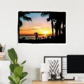 Peaceful Cabo Sunset Poster (Thuiskantoor)