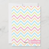 Peaceful Chevron Card Feestdagenkaart (Achterkant)