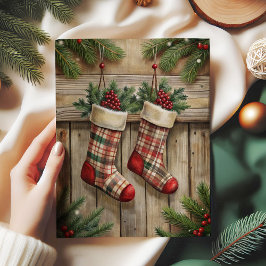 Peaceful Christmas bells decoupage paper red green Tissuepapier