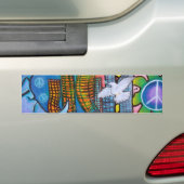 Peaceful City Bumpersticker (Op auto)