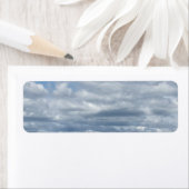 Peaceful Clouds and Sea Return Label (Insitu)