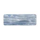 Peaceful Clouds and Sea Return Label (Voorkant)