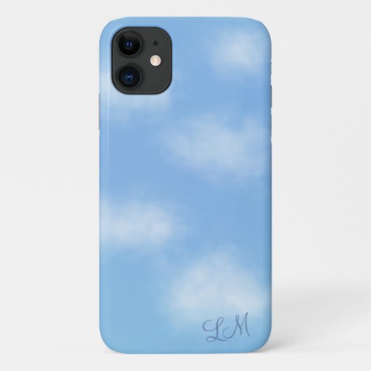 Peaceful Clouds gepersonaliseerde telefoonhoes Case-Mate iPhone Case (Achterkant)