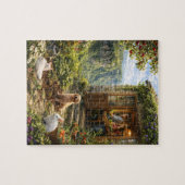 Peaceful Countryside Garden Life Legpuzzel (Horizontaal)