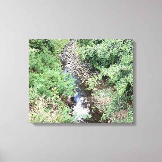 Peaceful Creek 2 Canvas Afdruk (Voorkant)