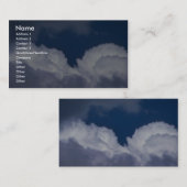 Peaceful Cumulus Visitekaartje (Voorkant / Achterkant)