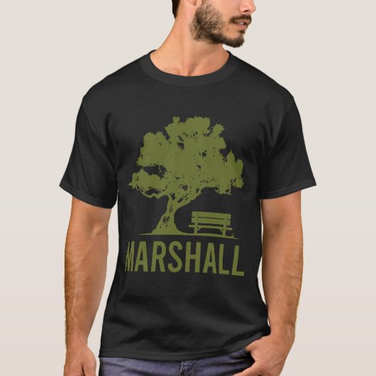 Peaceful Day - Marshall naam T-shirt (Voorkant)