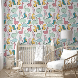 Peaceful Dinosaur Sea Behang