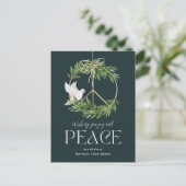 Peaceful Dove Business Vakantie Kaart Briefkaart (Staand voorkant)