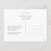 Peaceful Dove Business Vakantie Kaart Briefkaart (Achterkant)