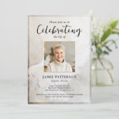 Peaceful Dove Celebration of Life Photo, Funeral Kaart (Staand voorkant)