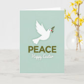 Peaceful Dove Holiday Card Kaart (Gele Bloem)