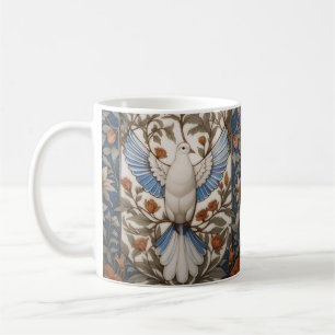 Peaceful Dove William Morris geïnspireerd Bloemen Koffiemok