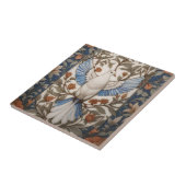 Peaceful Dove William Morris geïnspireerd Bloemen Tegeltje (Zijkant)