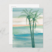 Peaceful Dusk Tropical Briefkaart (Voorkant / Achterkant)