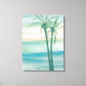 Peaceful Dusk Tropical Canvas Afdruk (Voorkant)