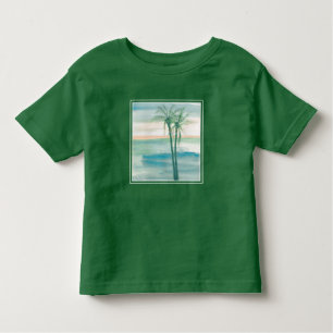 Peaceful Dusk Tropical Kinder Shirts