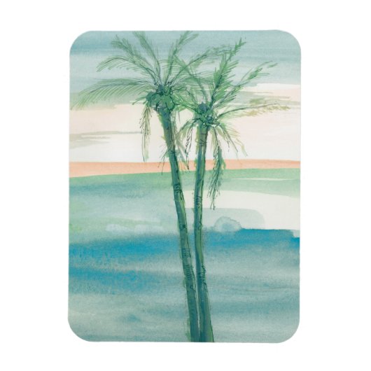 Peaceful Dusk Tropical Magneet (Verticaal)