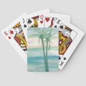 Peaceful Dusk Tropical Pokerkaarten (Achterkant)