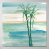 Peaceful Dusk Tropical Poster (Voorkant)