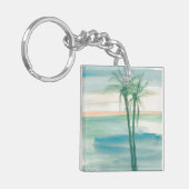 Peaceful Dusk Tropical Sleutelhanger (Voorkant Links)
