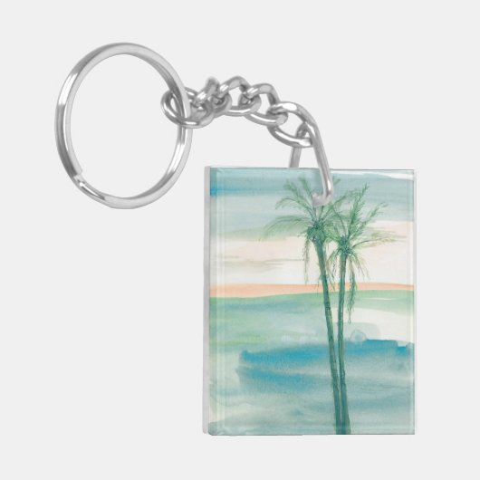 Peaceful Dusk Tropical Sleutelhanger (Voorkant Links)