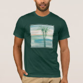 Peaceful Dusk Tropical T-shirt (Voorkant)