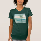 Peaceful Dusk Tropical T-shirt (Voorkant)
