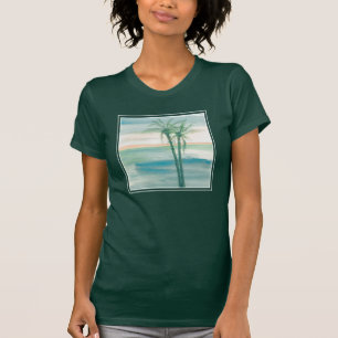 Peaceful Dusk Tropical T-shirt