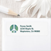 Peaceful Earth Address Label (Insitu)