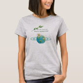 Peaceful Earth Design | Women’s Basic T-Shirt (Voorkant)