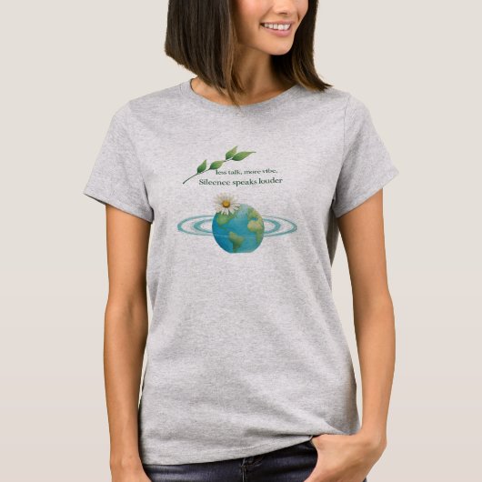 Peaceful Earth Design | Women’s Basic T-Shirt (Voorkant)
