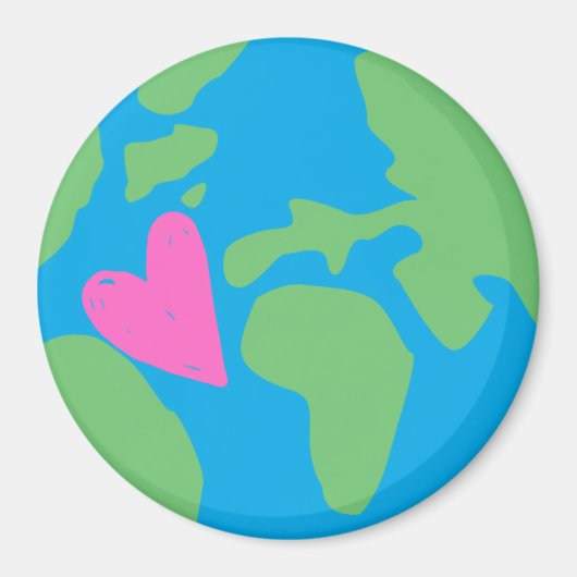 peaceful earth magneet (Voorkant)