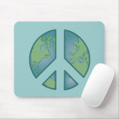 Peaceful Earth Mousepad Muismat (Met muis)